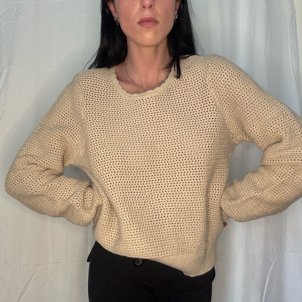 GAP Women's Beige Knit Sweater